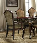Traditional 7pc Dining Set Extendable Table And Chairs Brown Cherry Finish