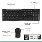 Logitech Mk270 Full-size Wireless Keyboard And Mouse Combo - 920-008813