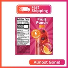 Crystal Light Energy Boost Fruit Punch Drink Mix  10 Ct On-the-go Packets