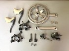 Shimano 600 Tricolor Groupset 7 Speed Derailleurs  Brakes  Crankset - Used