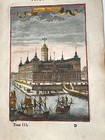 Palace Of Sweden 1683 Alain Manesson Mallet Antique View 17th Century