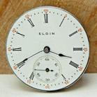 Antique 1905 Elgin 323 11 Jewel 0 Size Pocket Watch Movement With Dial And Hands