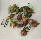 Lot Of  19  Worn Wood Primitive Christmas Ornaments  7 5    Long Including Hanger