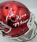 Andre Ware Houston Cougars Chrome Full Size Helmet 89 Heisman Autograph Bas J76