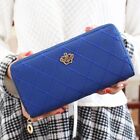 Women Lady Leather Clutch Wallet Long Purse Credit Card Phone Holder Zip Handbag