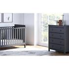 Storkcraft Dresser 39 87 hx31 wx16 75 d Engineered Wood Alpine 4-drawer Gray