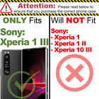 Tempered Glass  1-3pcs  Lcd For Sony Xperia 1 Iii Screen Protector Phone 9h
