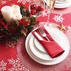 Hiasan Red Cloth Napkins Set Of 12  18x18 Washable Dinner Napkins