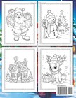 Christmas Coloring Book For Kids  Filled With 50  Very Simple  Cute  And    