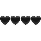  Heart Shaped Emblem Metal Sticker 4 Pieces 1 1  X 1  Diy 3d Decorative 