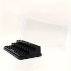 3-steps Acrylic Display Case Box 10inch For Minifigures Building Blocks Gray