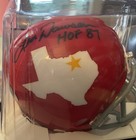 Len Dawson Signed Dallas Texans Schutt Authentic Mini Helmet  hof 87 