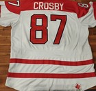 Sidney Crosby Olympic Team Canada Hockey Jersey Mens L White 2010 Vancouver Nike