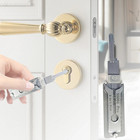 Hook And Pickup Tool Kit 2 In 1 Portable Lock Picking Set Ergonomic Handle  