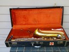Vintage King Cleveland Tenor Sax 615   Case   2 Mouthpieces  Needs Work As-is