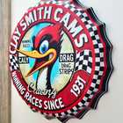 Vintage Stl Clay Smith Cams Sign Winning Races Since 1931 Mancave Drag Racing