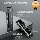 10hole Blues Diatonic Harmonica Key C Diatonic Blues Harp Mouth Organ Conjurer