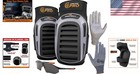 Professional Gel Knee Pads Kit For Construction - Black