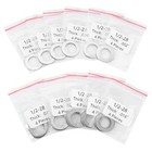 1 2 X 28 Barrel Shim Kit For Muzzle Brake Alignment Set  223 5 56mm  44 Pack    