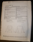 Vogue Sewing Pattern V1574  Sandra Betzina Jacket Shawl Collar Peplum  Osz Uncut