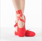 Girls Professional Ballet Pointe Shoes Dance Flats Ballerina Slippers Dancewear