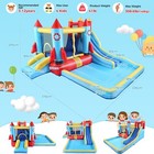 13x12ft Inflatable Water Slide Bounce House For Kids   Slide Park   Pool Summer 