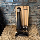 Cuisinart Cek40 Electric Knife Set Wood Stand Bread   Carving Blades Used Once