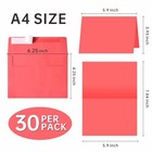Blank Cards And 30 Pack A4  4 72x6 50in  Cards And Envelopes Multicolor