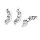 Zuoyou 50 Pcs 20mm Angel Wing Spacer Metal Beads Diy For Small  Silver