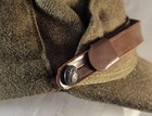Vintage Canada Army Peaked Winter Cap Wool Ear Flaps