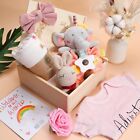 Baby Shower Gift Set For Girls New Born Basket essential Stuff Rattle Blanket