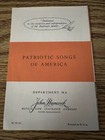 Vtg 1956 John Hancock Life Insurance Promo Booklet Patriotic Songs Of America