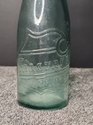 Antique Lemp St Louis Falstaff Beer Embossed Aqua Green Crown Top Glass Bottle