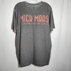 M  tley Cr  e Mick Mars All-over Print Graphic T-shirt  Gray red  Xxl 2015 Tour 