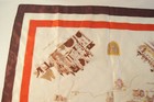French France Mistsukoshi 300 Anniversaire Unique Flag Banner Silk 26  X 26 
