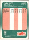 1988-89 Fleer - Mark Price  25  rc  Cleveland Cavaliers