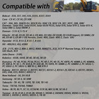 Bucket Pin Shim Kits For 45mm Excavator And Skid Steer Cat Bobcat Deere Komatsu