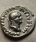 Rare Genuine Ancient Roman Silver Coin Denarius Vespasian 69-71 Ad Pax  Branch