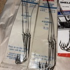 3 Packs Eagle Claw Nylawire Size 3 0 Snelled Fishing Hooks   Misc Squid Skirts