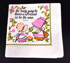 Vtg Paper Dinner Napkins Mixed Lot Of 21 Holly Hobby-style Friendship Quotes