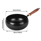 24cm Hand-forged Hammered Wok For Chinese Stir-fry  Pan-fry  Deep-fry  Braise