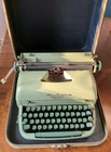 Vintage 1950 s Remington Quiet Riter Miracle Tab Portable Typewriter   Case