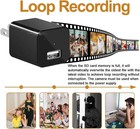 2025 Enhanced 1080p Hd Wireless Nanny Cam Camera Charger And Black