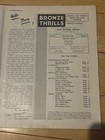 Rare  Bronze Thrills Negro  Magazine Nov 1952 Unique Misprint Issue
