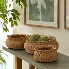 Seagrass Loop Baskets  Set Of 3