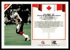 1992 All World Cfl Canadian Football League Rob Smith Ottawa Rough Riders  180