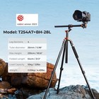    k f Concept 90  Horizontal Overhead Camera Tripod Detachable Monopod Ball Head