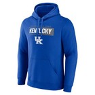 Men s Fanatics  Royal Kentucky Wildcats Iconic Fleece Down The Field Pullover