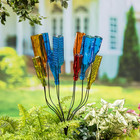 Glass Bottle Tree Bush   Wine Bottle Trees For Garden Outside   Decorative Bottl