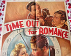 Time Out For Romance Movie Poster Original 1937 One Sheet Vintage Advertising